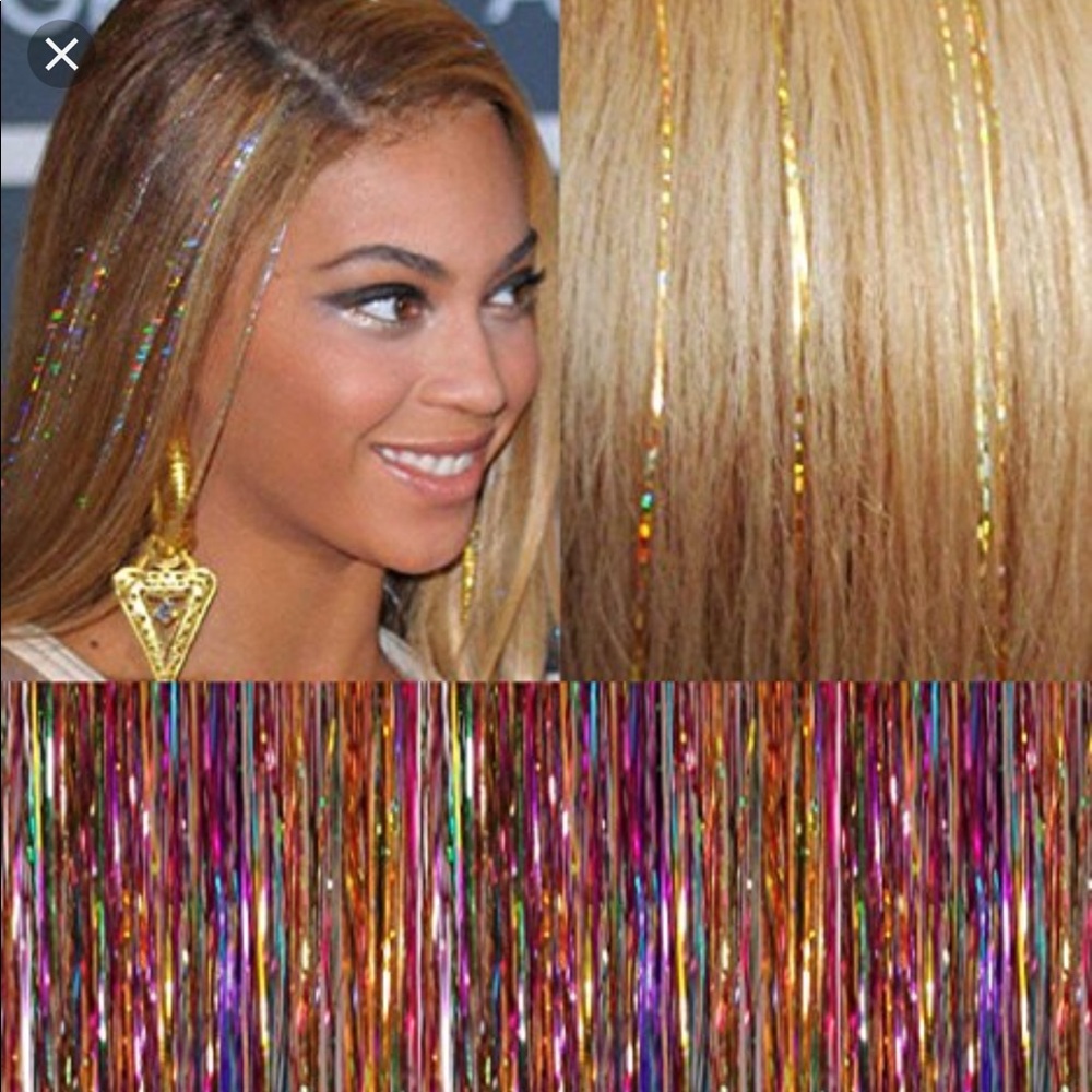 Hair tinsel 💖💖💖